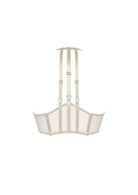 Art Deco Mesh Wrap Bra