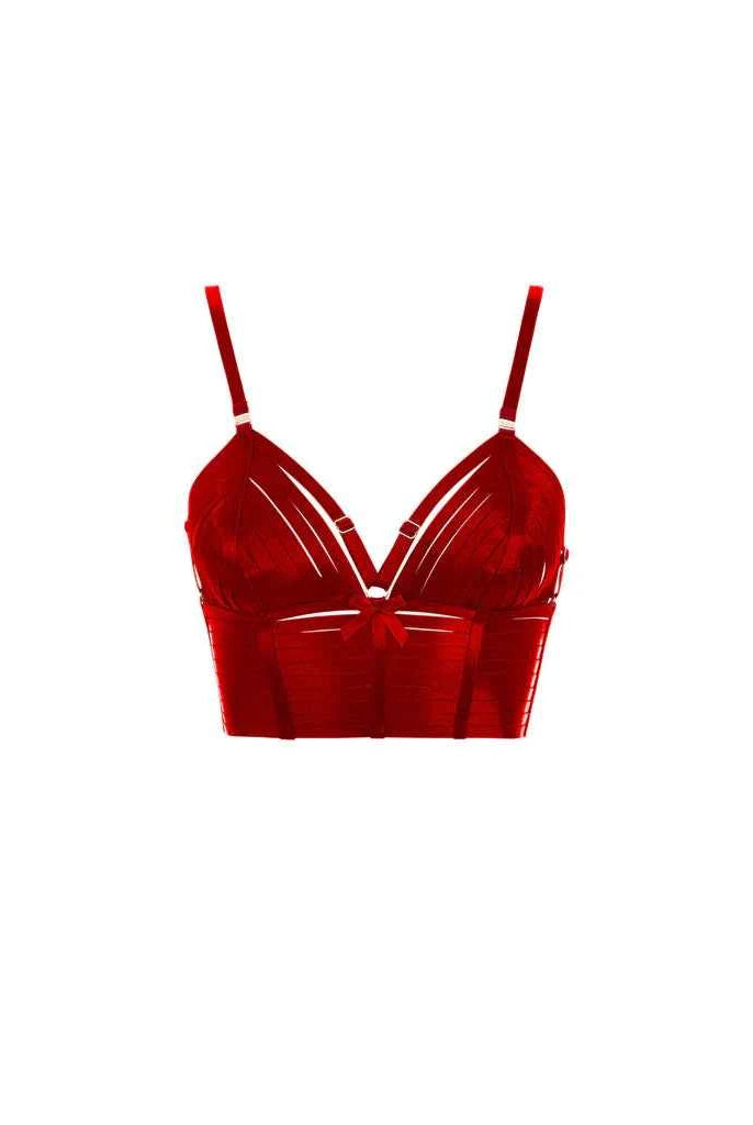 Bondage-Belle Crop Top
