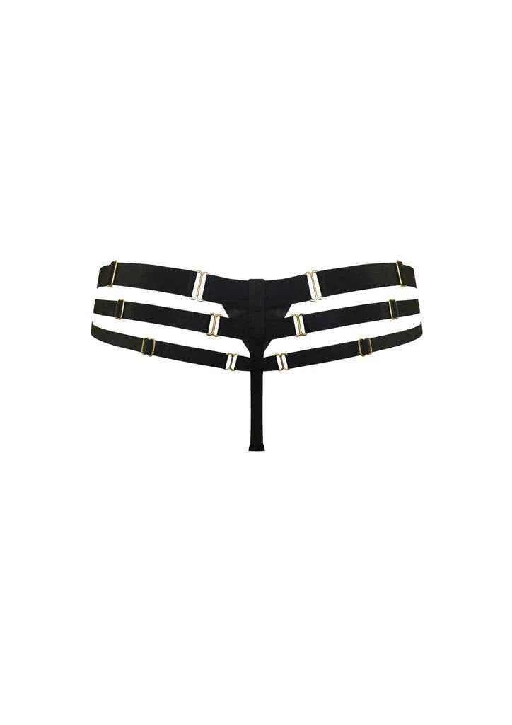 Art Deco Multi-Strap Thong