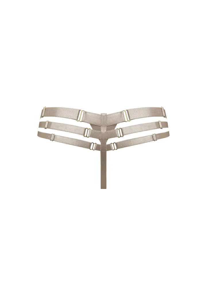 Art Deco Multi-Strap Thong