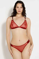 SIGNATURE MESH TRIANGLE BRA